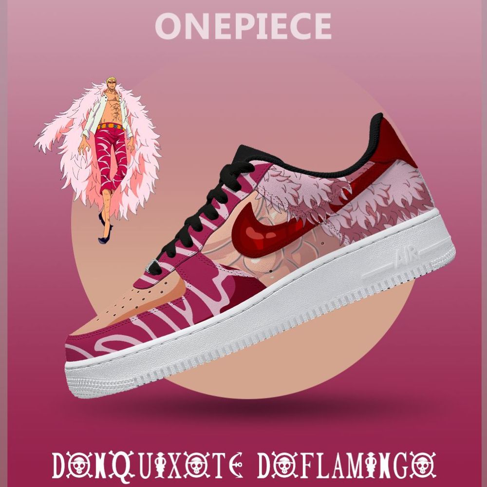 Donquixote Doflamingo One Piece AF1 Shoes