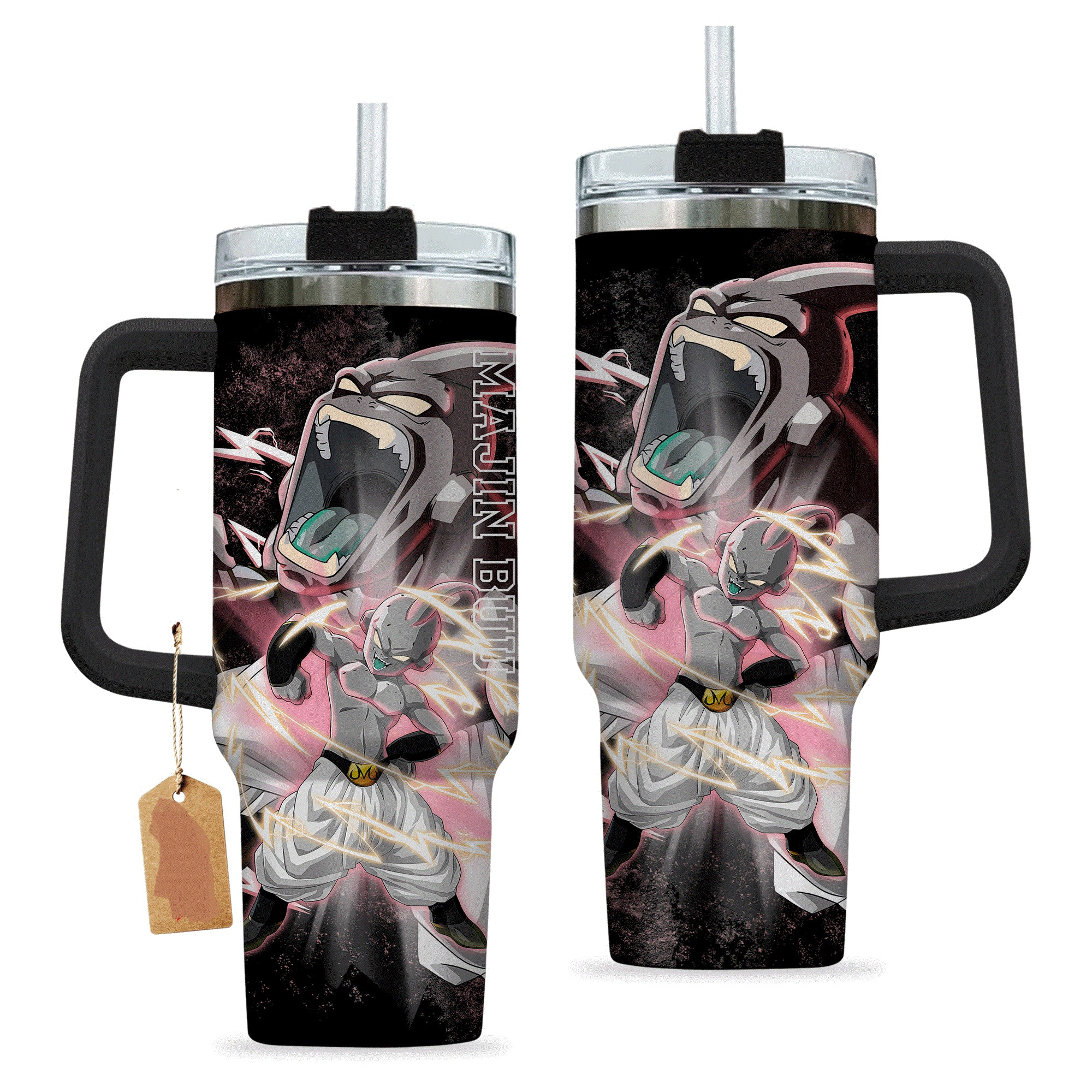 Dragon Ball Majin Buu Gray Large Tumbler
