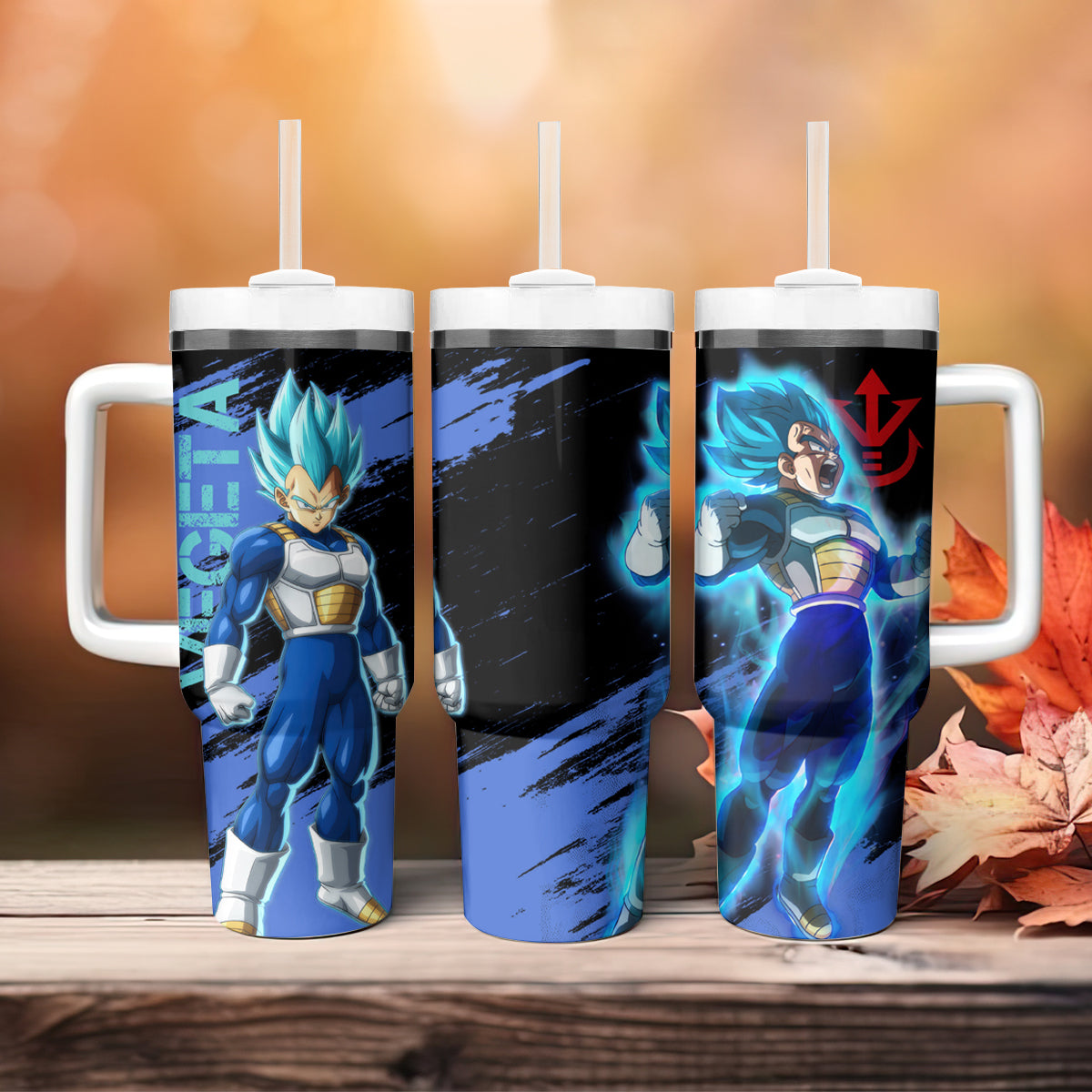 Dragon Ball Vegeta Power Large Tumbler