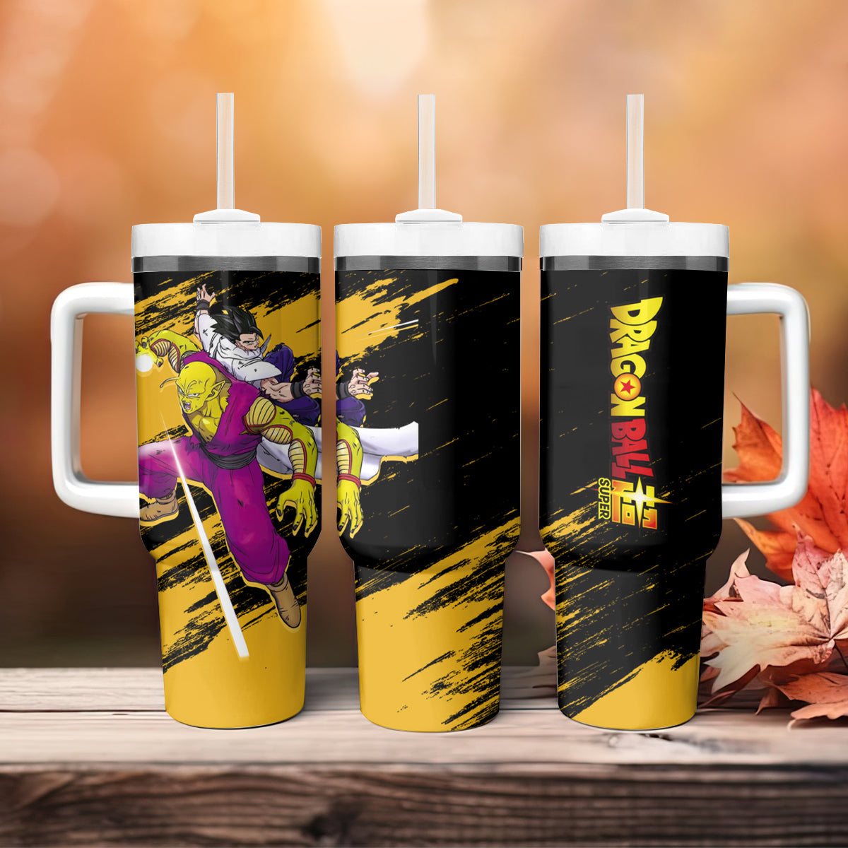 Dragon Ball Gohan And Piccolo Side By Side Large Tumbler