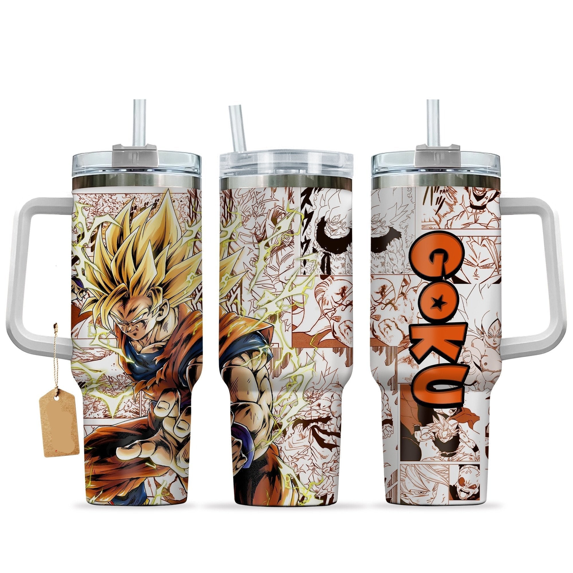 Dragon Ball Goku Super Saiyan Large Tumbler