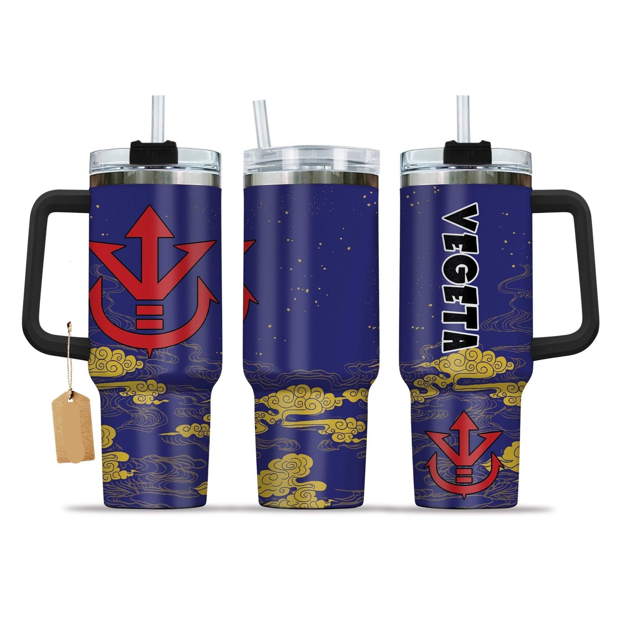 Dragon Ball Vegeta Saiyan Symbol Cloud Large Tumbler