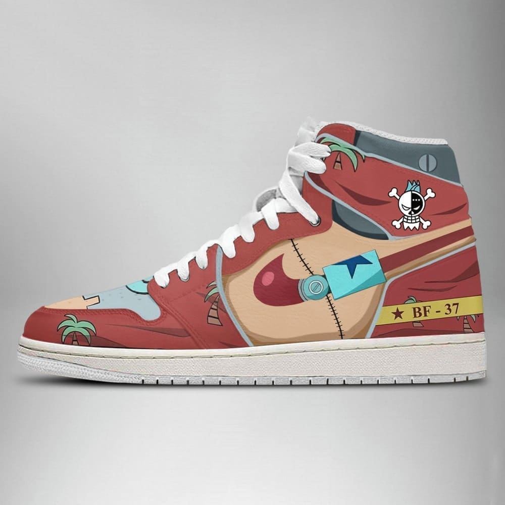 Franky One Piece Air Jordan 1 High Top Shoes SMFOPA2