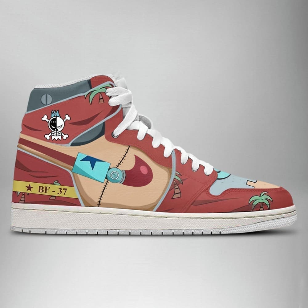 Franky One Piece Air Jordan 1 High Top Shoes SMFOPA2