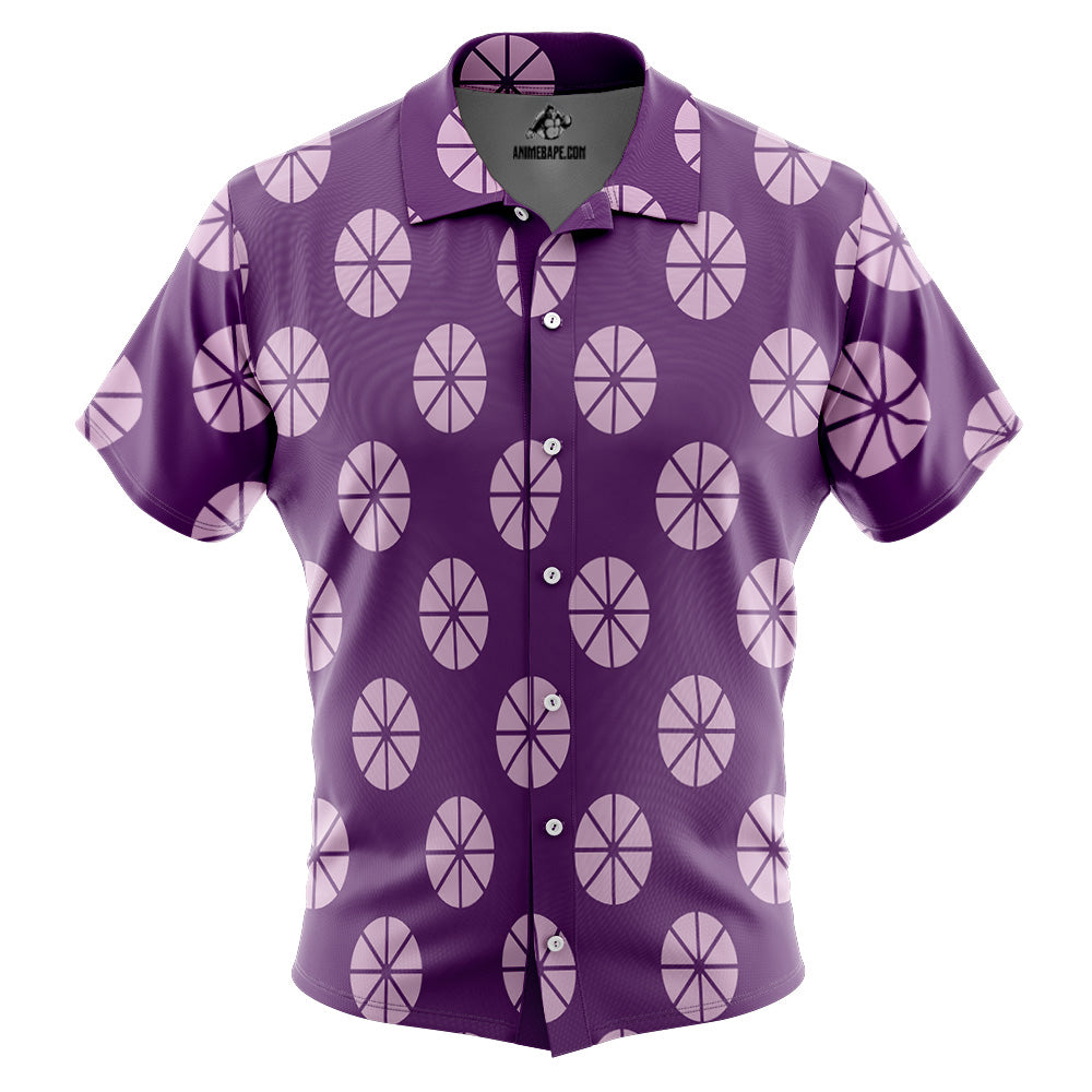 Franky Sabaody One Piece Pirates Button Up Hawaiian Shirt