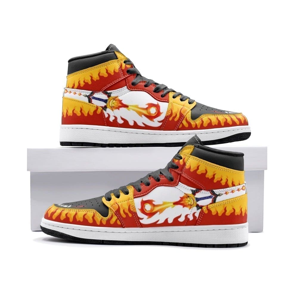 Frolic Flame Keyblade Kingdom Air Jordan 1 High Top Shoes