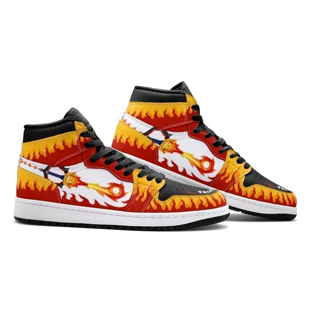 Frolic Flame Keyblade Kingdom Air Jordan 1 High Top Shoes