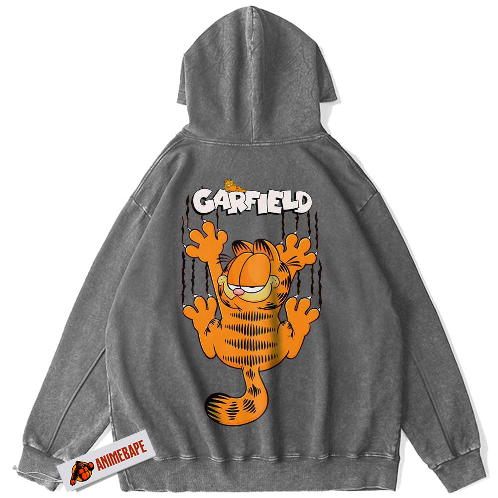 Garfield Animated Vintage Hoodie for Cozy Style and Comfort