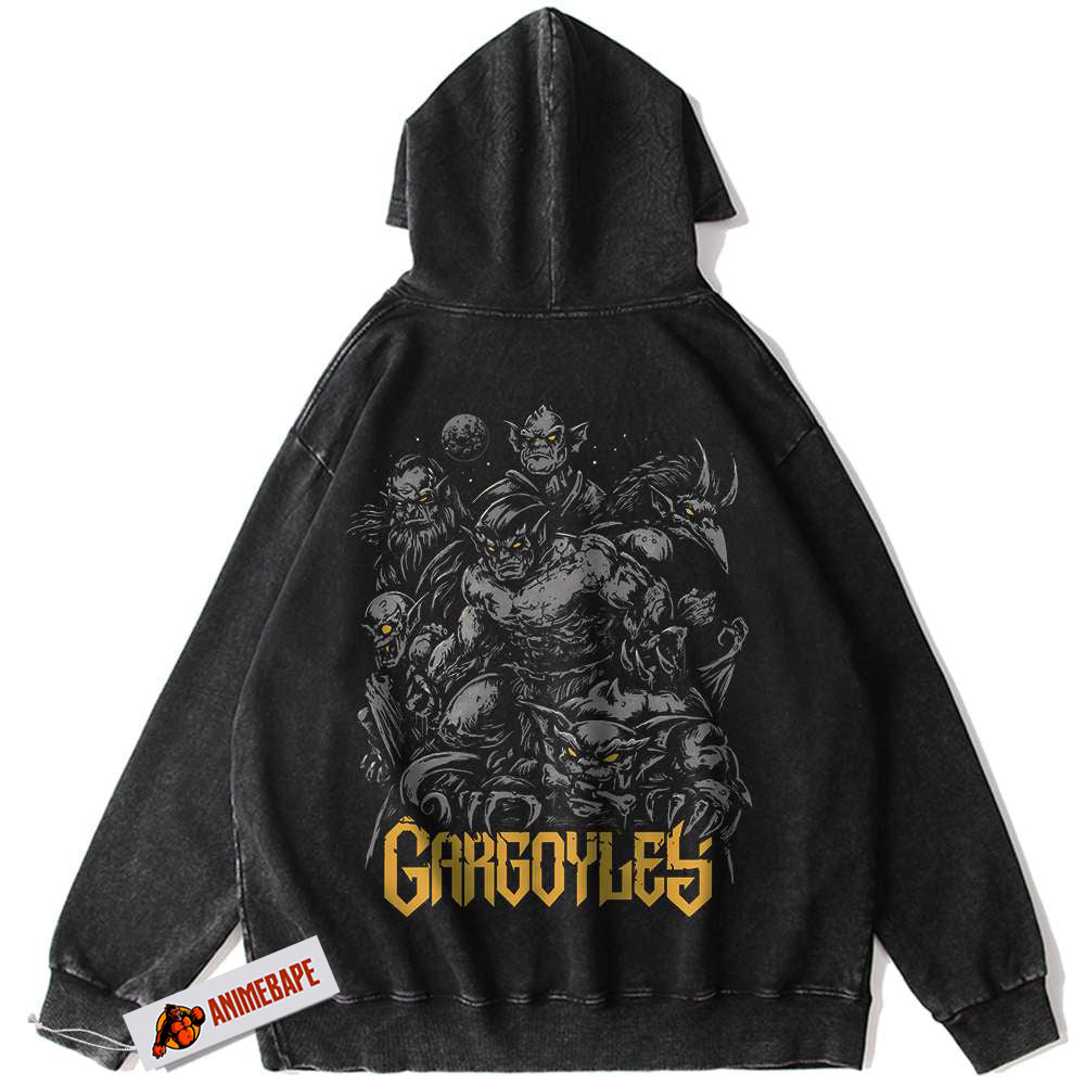Vintage Animated Gargoyles Hoodie for Unique Style and Comfort