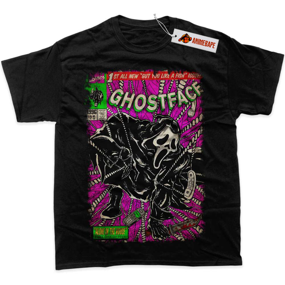 Ghostface Scream Halloween Horror Graphic T-Shirt for Fans