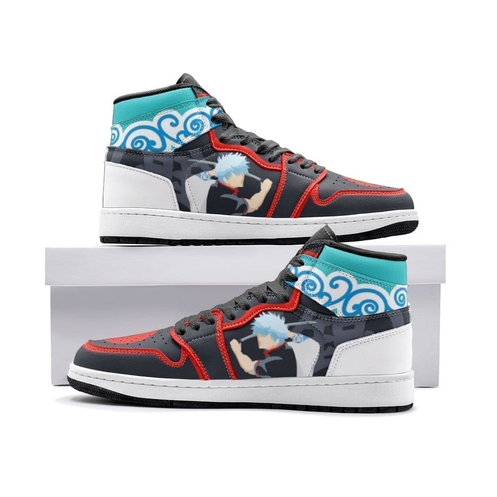 Gintoki Kimono Pattern Gintama Air Jordan 1 High Top Shoes