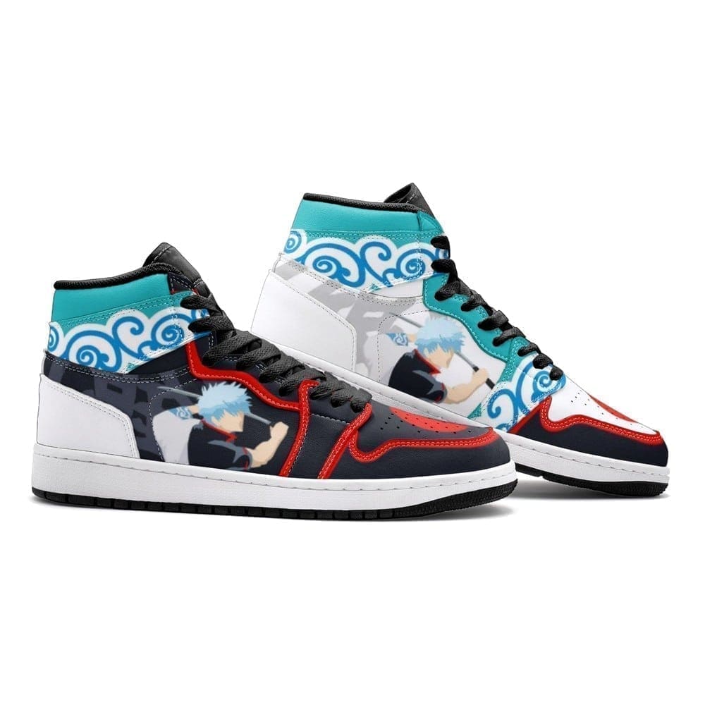 Gintoki Kimono Pattern Gintama Air Jordan 1 High Top Shoes