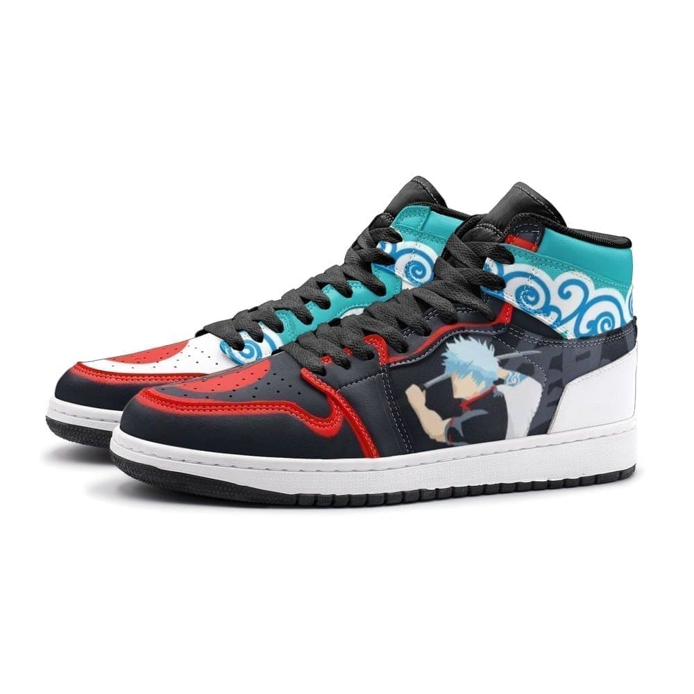 Gintoki Kimono Pattern Gintama Air Jordan 1 High Top Shoes