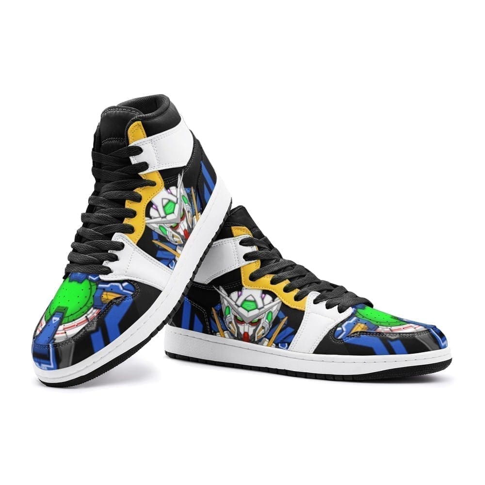 Gn-001 Exia Gundam Air Jordan 1 High Top Shoes