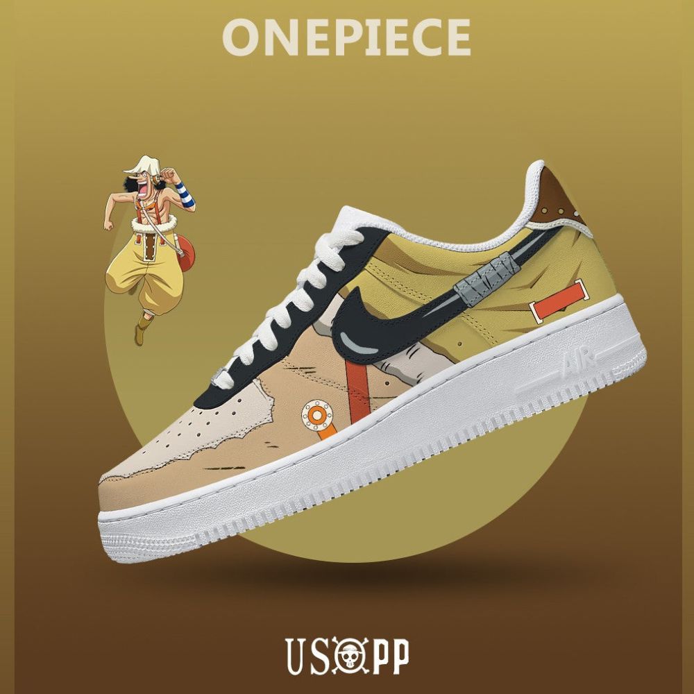 God Usopp No.3 One Piece AF1 Shoes