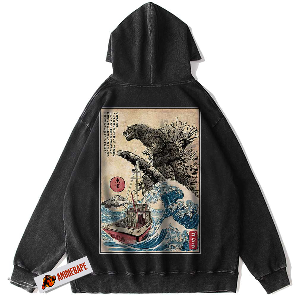 Godzilla Vintage Movie Hoodie