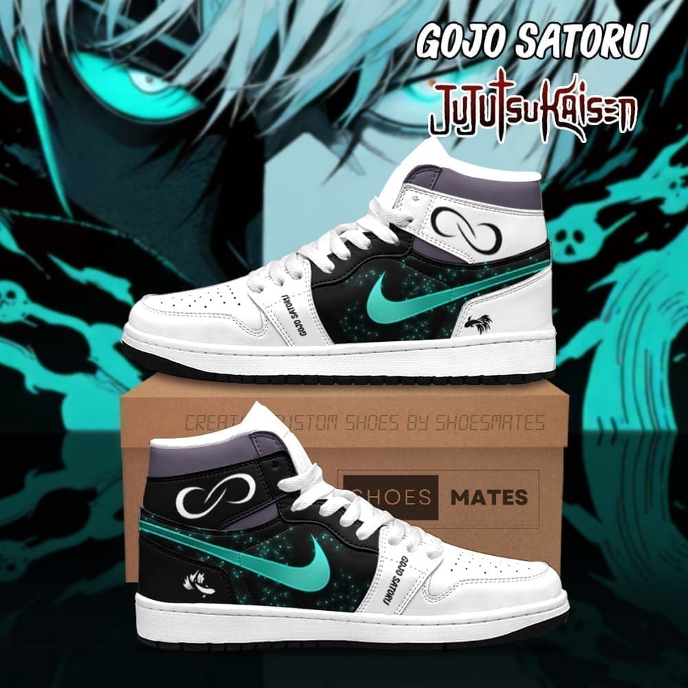 Unleash Your Power with Gojo Satoru Air Jordan 1 High Top Shoes