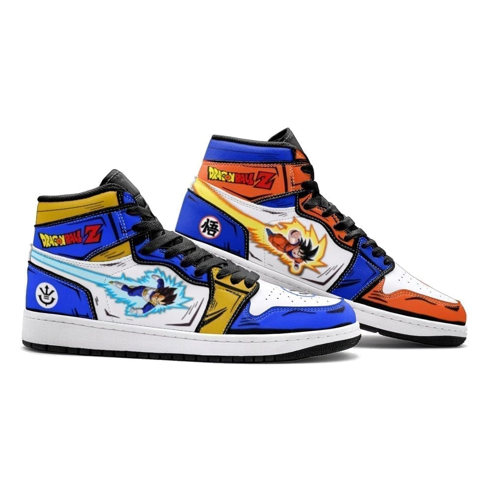 Goku And Vegeta Dragon Ball Z Air Jordan 1 High Top Shoes SMGAVD1