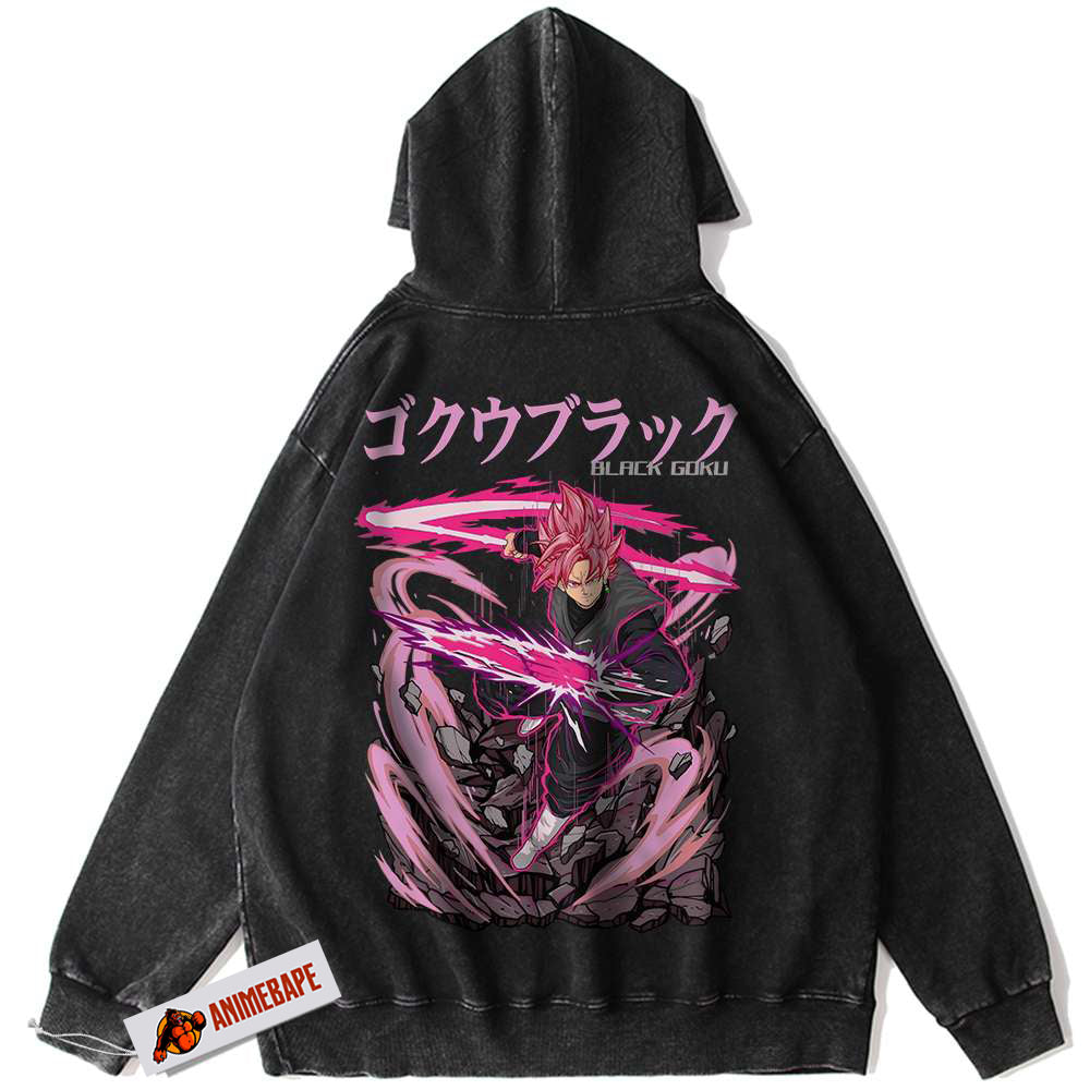 Goku Black Dragon Ball Z Vintage Anime Hoodie for Fans