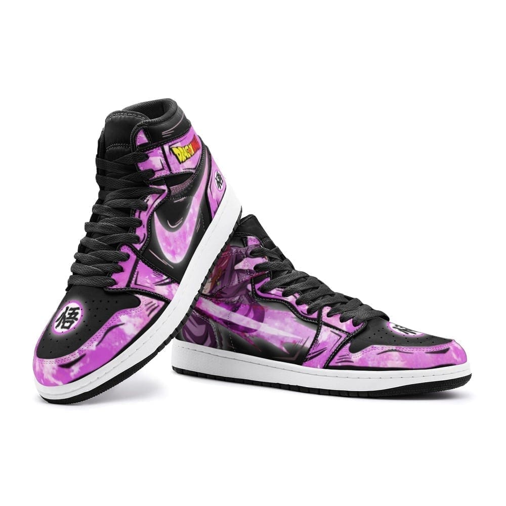 Goku Black Rose Dragon Ball Air Jordan 1 High Top Shoes SMGBRD1