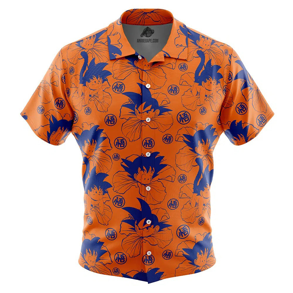Goku Dragon Ball Z Button Up Hawaiian Shirt