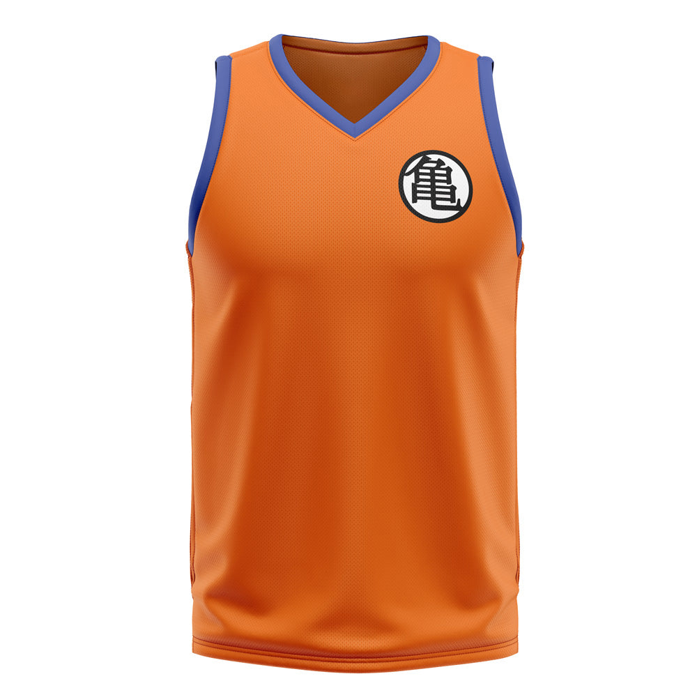 Goku Kame Kai Dragon Ball Z V-Neck Basketball Jersey