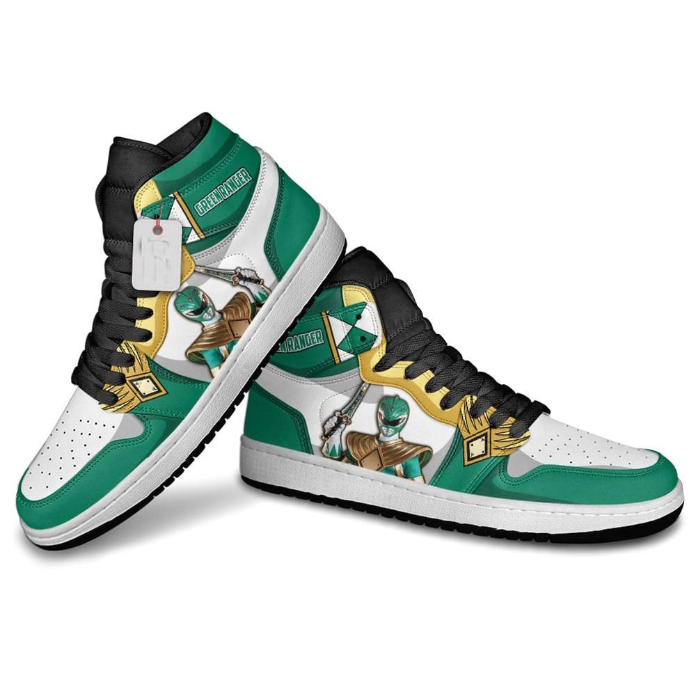 Green Ranger Movie AJ1 High Top Shoes