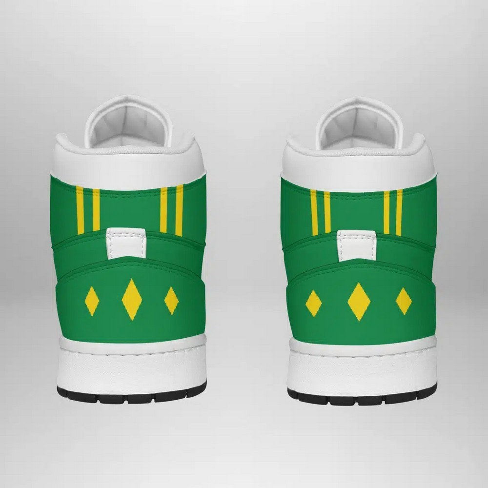 Green Ranger Ninjetti Power Rangers AJ1 High Top Shoes