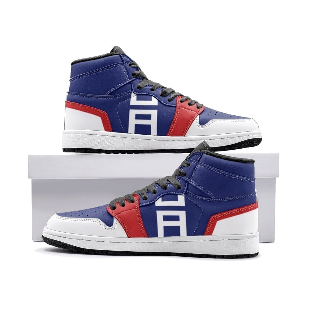 Gym Sports Pattern My Hero Air Jordan 1 High Top Shoes