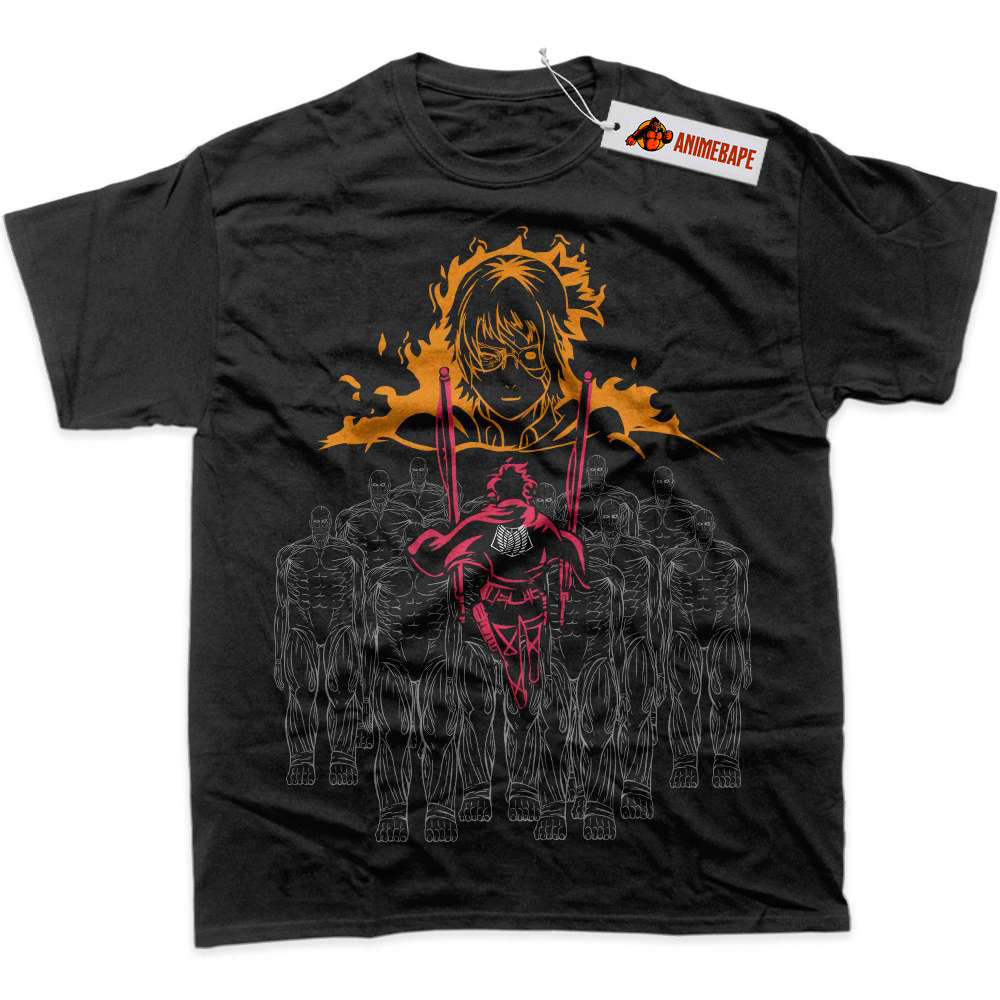 Attack on Titan Hange Zoe Graphic T-Shirt, Anime AOT Shirt