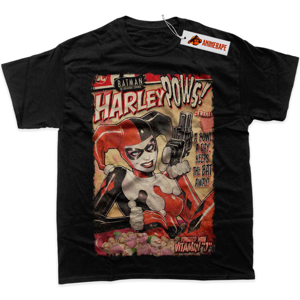 Harley Quinn Graphic T-Shirt, DC Comics Shirt for Fans
