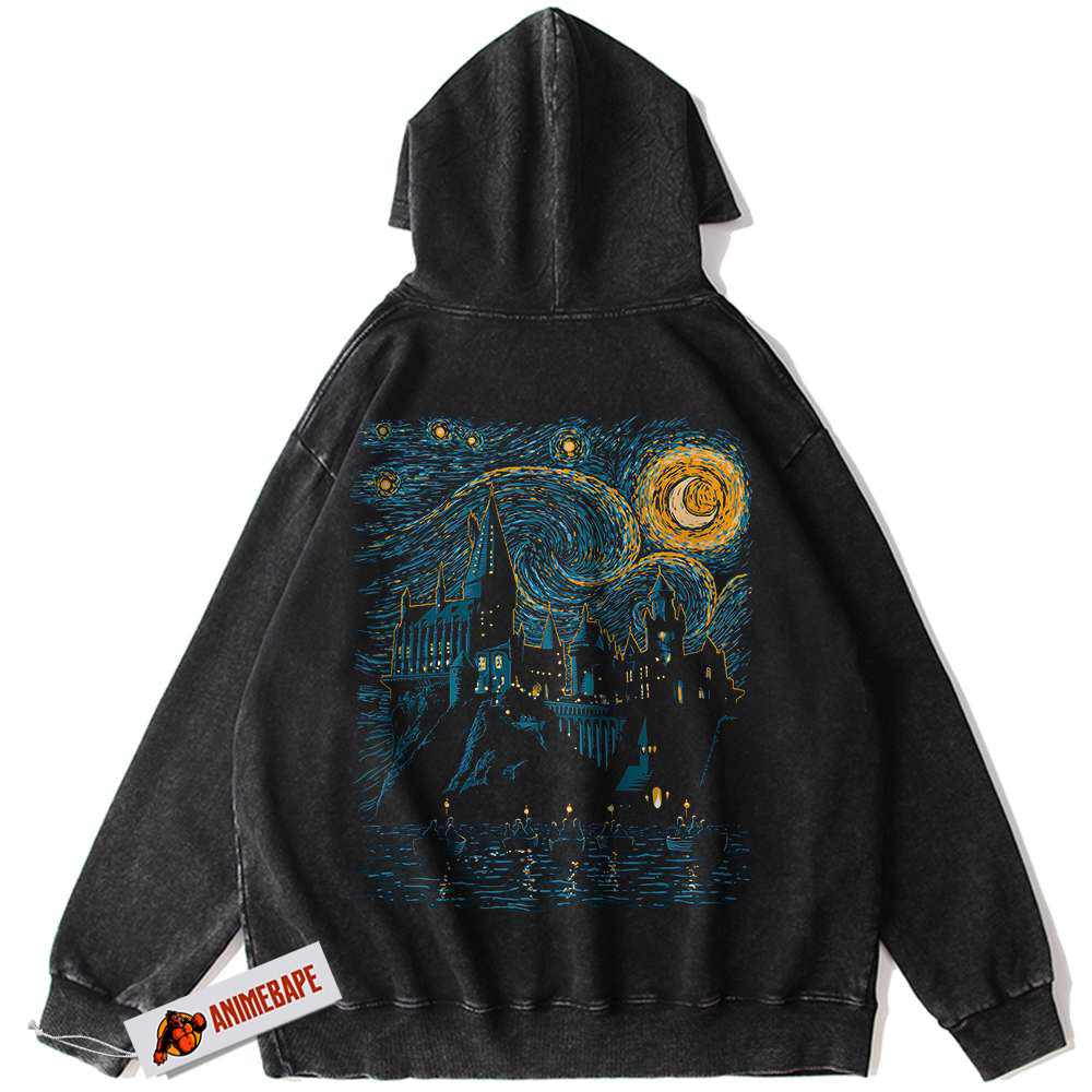Harry Potter Vintage Hogwarts Hoodie, Movie-Themed Clothing