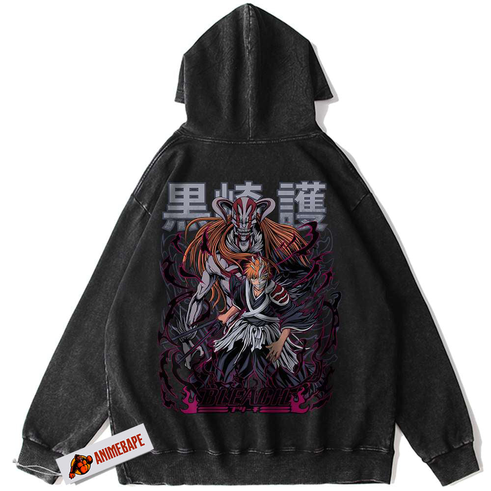 Bleach Ichigo Kurosaki Vintage Hoodie, Anime Hoodie v35