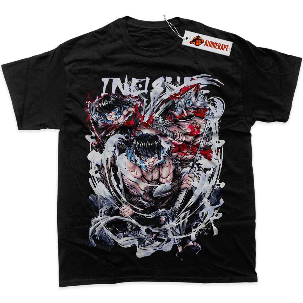 Demon Slayer Inosuke Hashibira Graphic T-Shirt, Anime Shirt