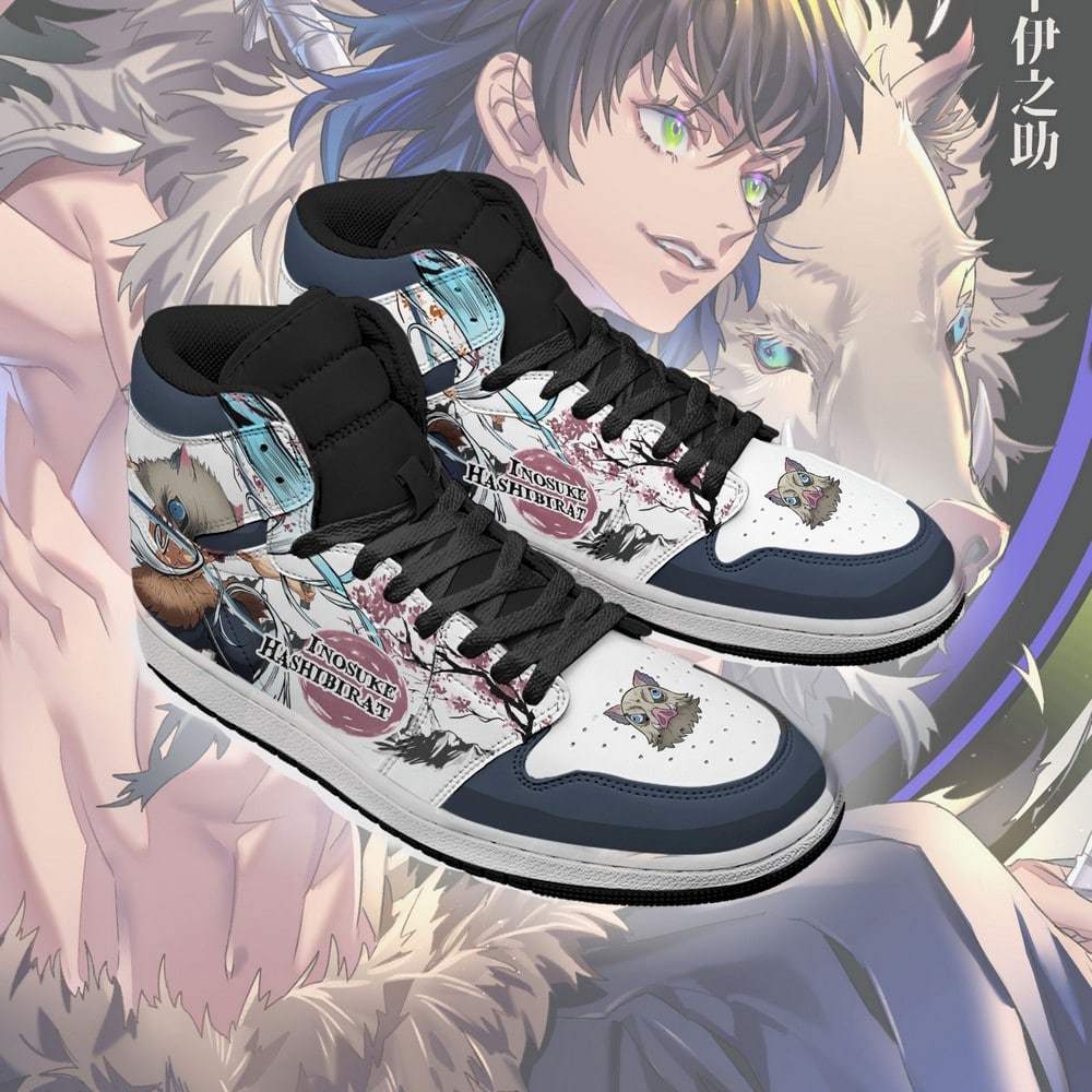 Inosuke Hashibirat Demon Slayer J1 High Top Shoes