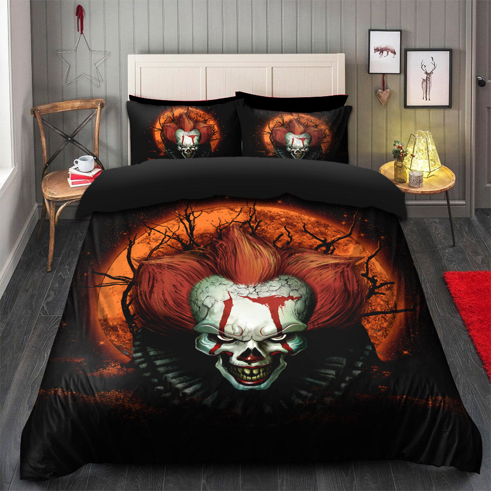 Pennywise Moonlight Bedding Set with Duvet Cover and 2 Pillowcases