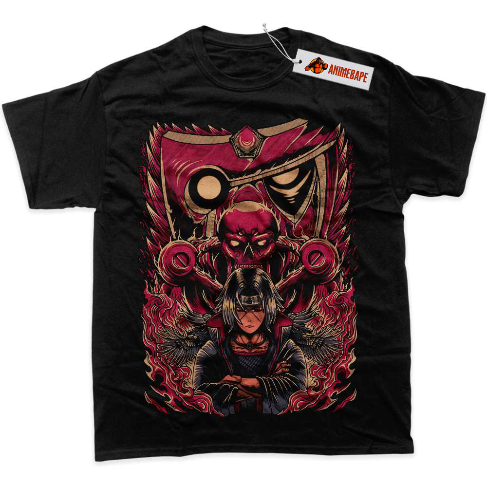 Itachi Uchiha Akatsuki Naruto Anime Graphic T-Shirt for Fans
