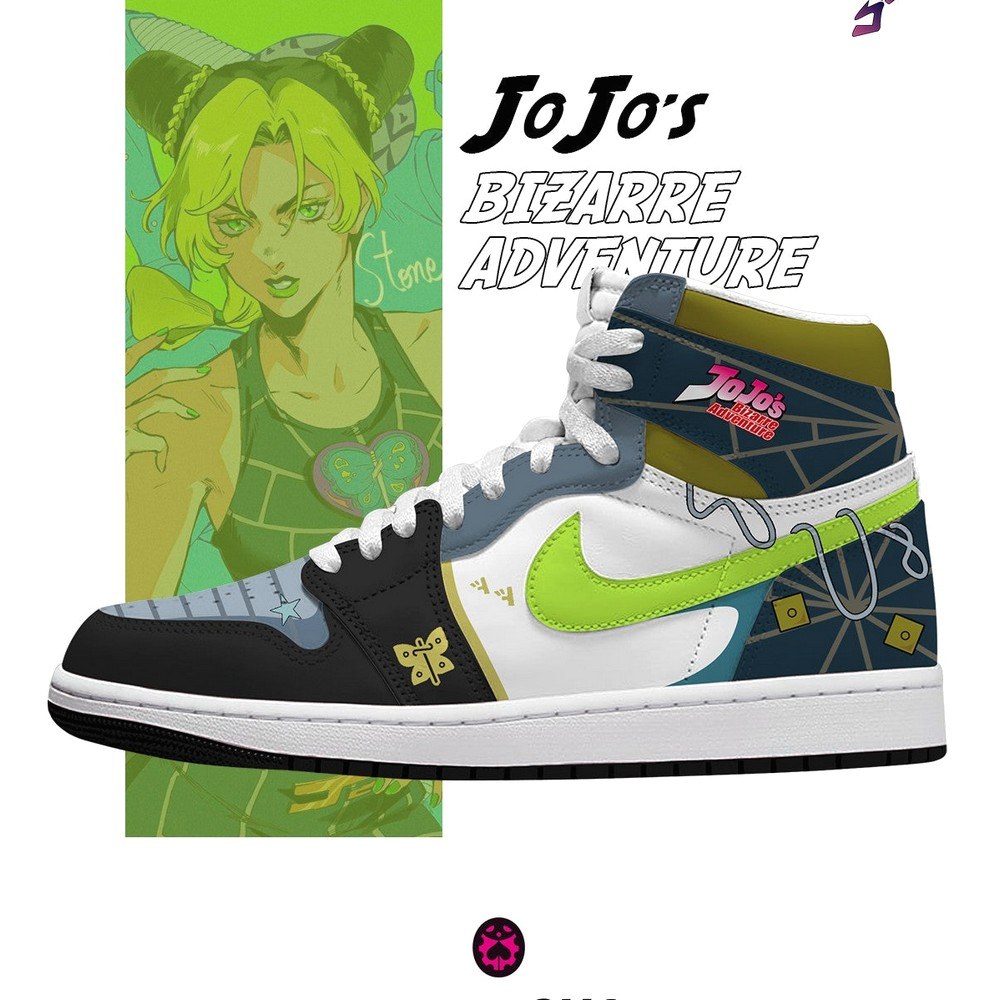 Jolyne Cujoh Custom High Top Sneakers
