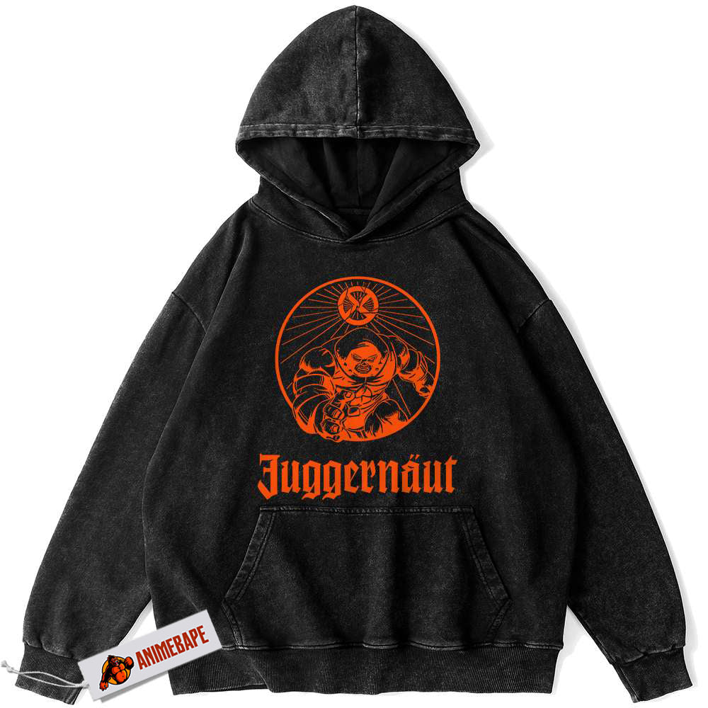 X-Men Juggernaut Vintage Hoodie, Marvel Comics Apparel Hoodie