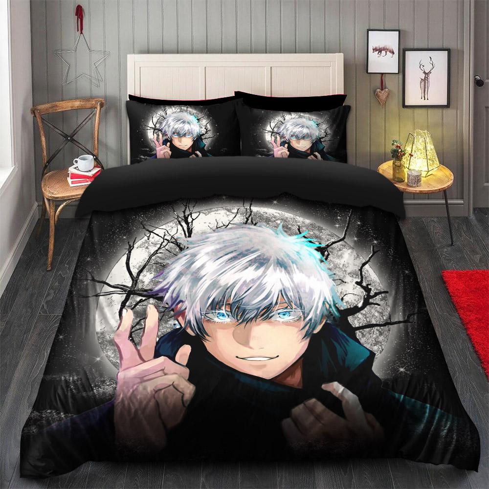 Jujutsu Kaisen Gojou Satoru Bedding Set – Duvet Cover & 2 Pillowcases