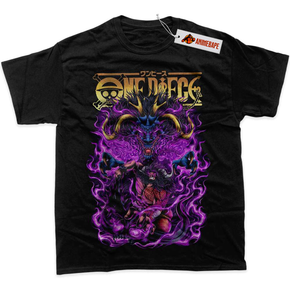 Kaido One Piece Anime Graphic T-Shirt for Fans and Collectors
