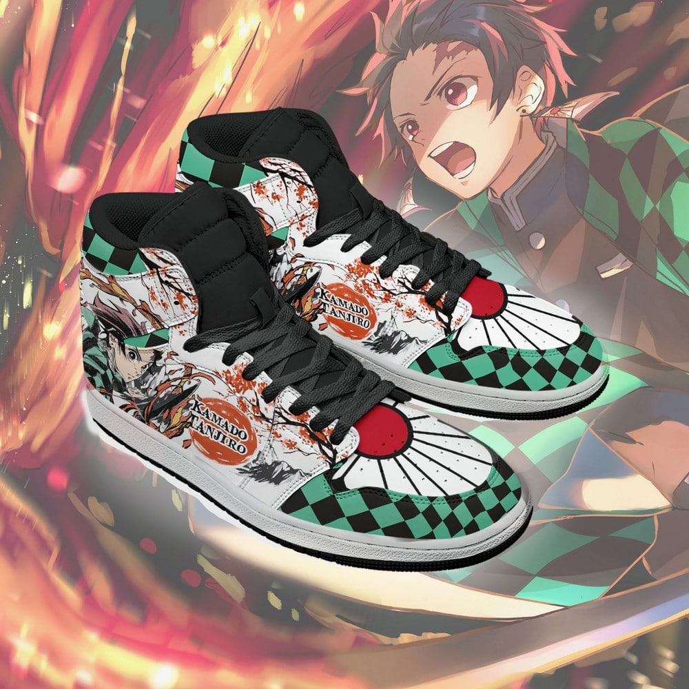Kamado Tanjiro Demon Slayer J1 High Top Shoes