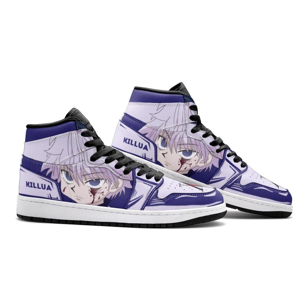 Killua Zoldyck Hunter Air Jordan 1 High Top Shoes