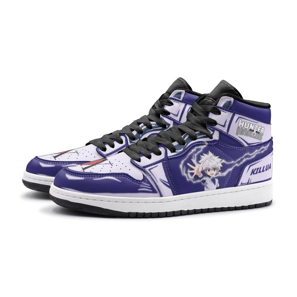 Killua Zoldyck Hunter Air Jordan 1 High Top Shoes