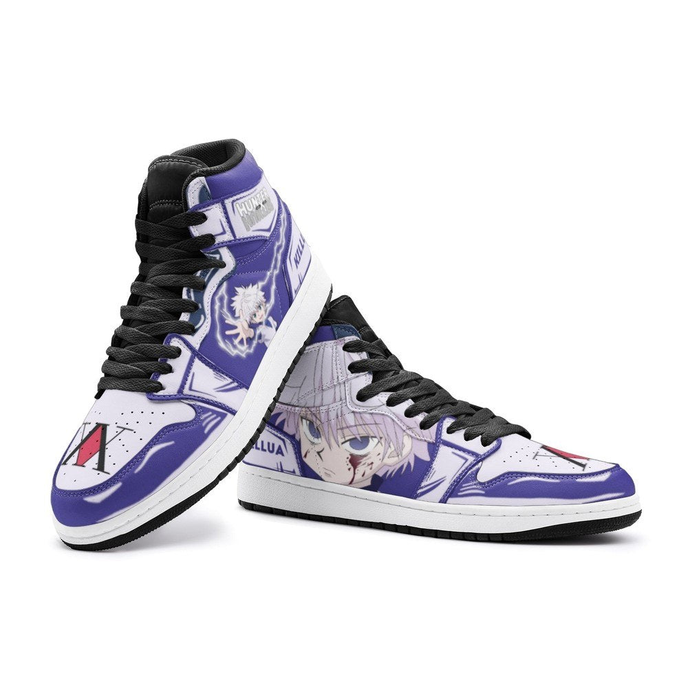 Killua Zoldyck Hunter Air Jordan 1 High Top Shoes