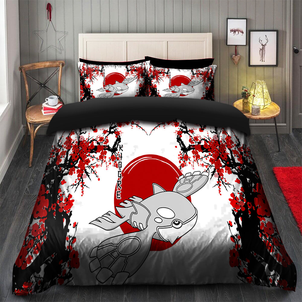 Kyogre Pokemon Bedding Set with Duvet Cover and 2 Pillowcases