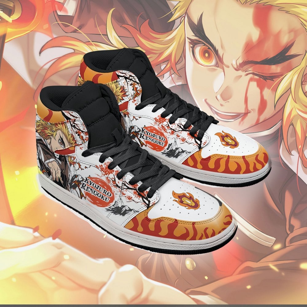 Kyojuro Rengoku Demon Slayer J1 High Top Shoes