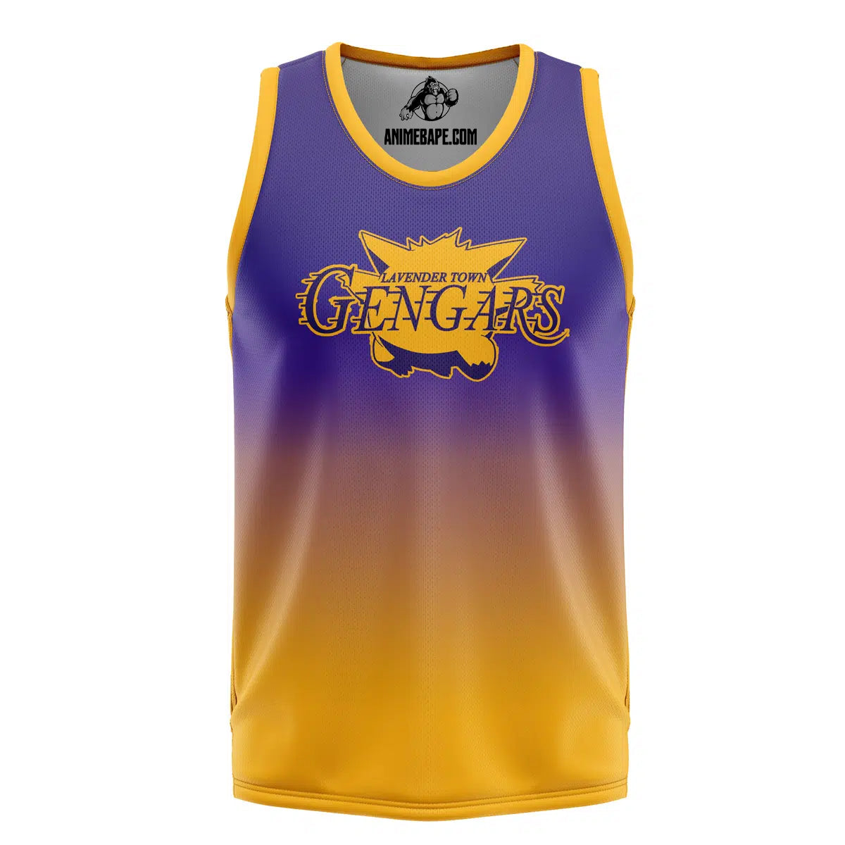 Lavander Town Gengars v3 Pokemon Basketball Jersey