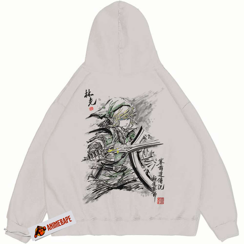 Legend of Zelda Vintage Game Hoodie for Gamers, Link Hoodie