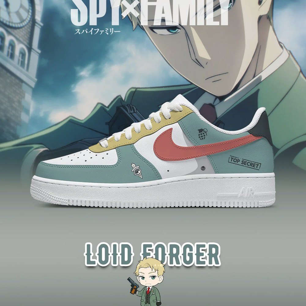Loid Forger Spy X Family AF1 Shoes